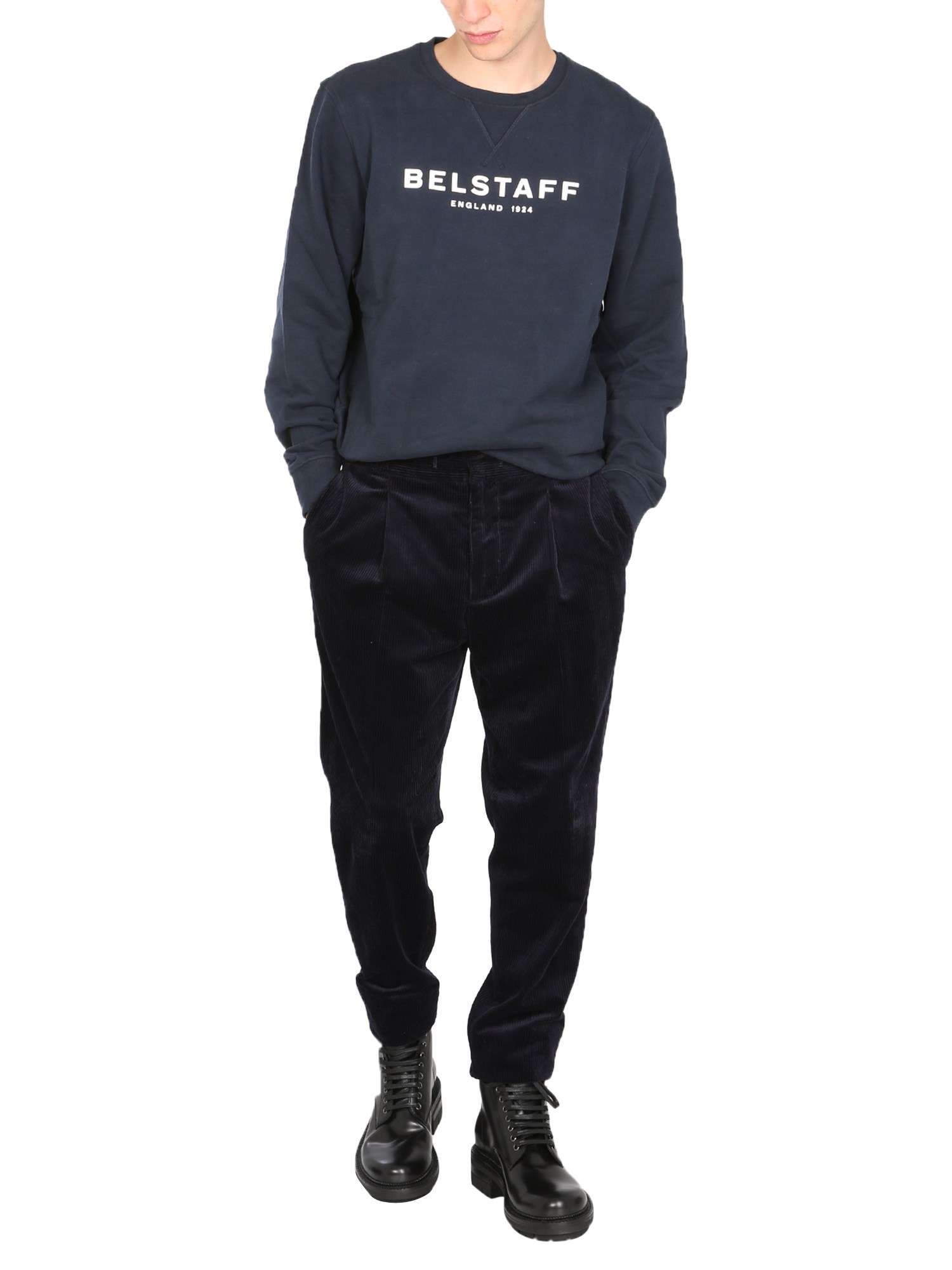 belstaff crew neck sweatshirt