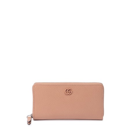 gucci leather zip around wallet