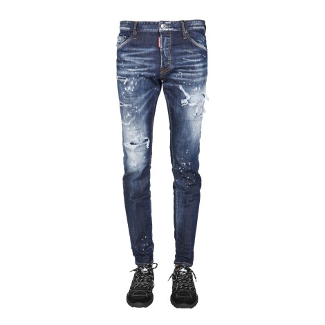 dsquared zip jeans