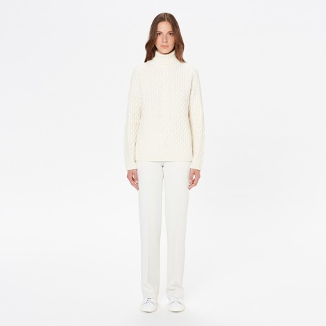 Unisex Aran Turtleneck