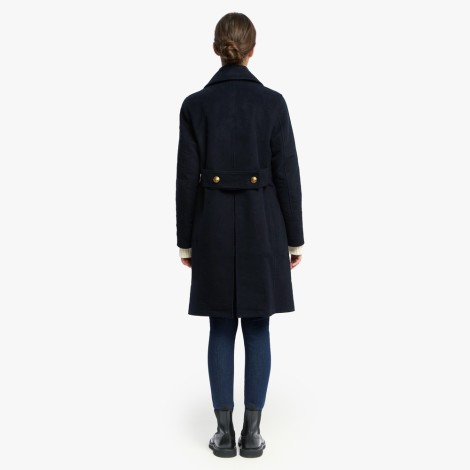 Long Peacoat Calliope In Wool Blend Woman