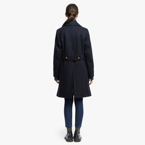 Long Peacoat Calliope In Women's Moleskin