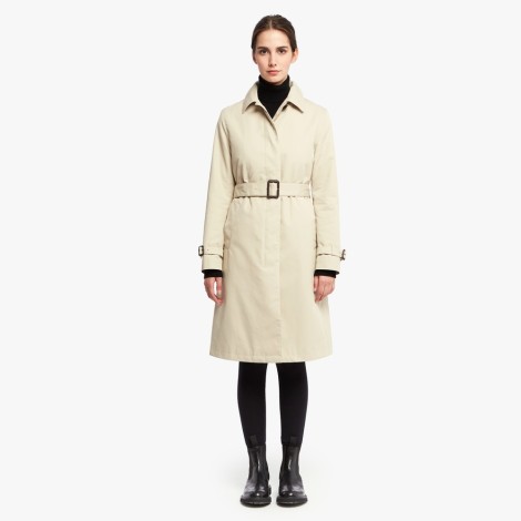 Slim Fit Penelope Raincoat With Detachable Shetland Wool Lining