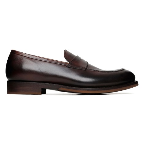 Silvano Sassetti Bologna Dark Brown Leather Loafers - Silvano Sassetti