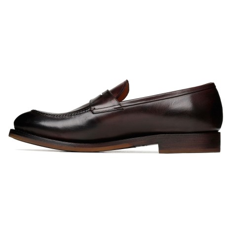 Silvano Sassetti Bologna Dark Brown Leather Loafers - Silvano Sassetti