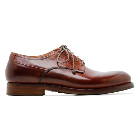 Silvano Sassetti Zurigo Brandy-hue Leather Derby Shoes - Silvano Sassetti