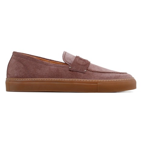 Silvano Sassetti St. Tropez Brown Suede Loafers - Silvano Sassetti