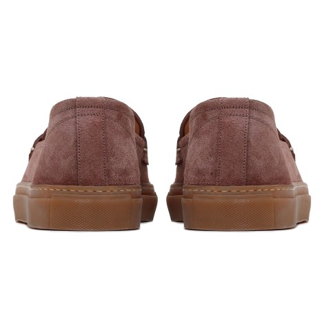 Silvano Sassetti St. Tropez Brown Suede Loafers - Silvano Sassetti