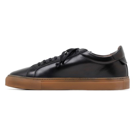 Silvano Sassetti Romilly Black Leather Sneakers - Silvano Sassetti