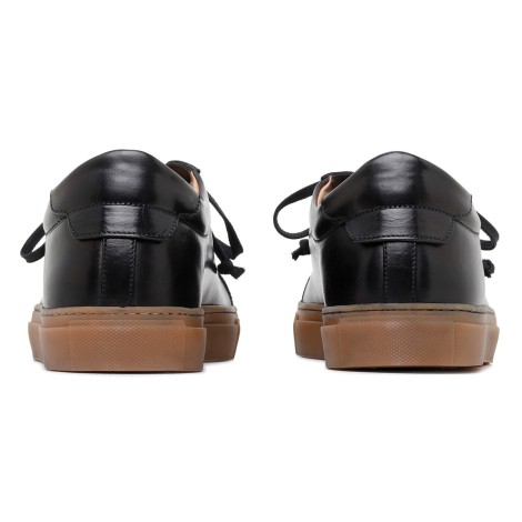 Silvano Sassetti Romilly Black Leather Sneakers - Silvano Sassetti