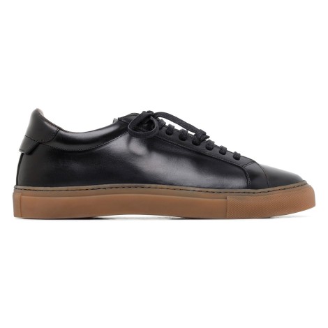 Silvano Sassetti Romilly Black Leather Sneakers - Silvano Sassetti