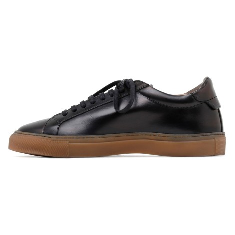 Silvano Sassetti Romilly Black Leather Sneakers - Silvano Sassetti