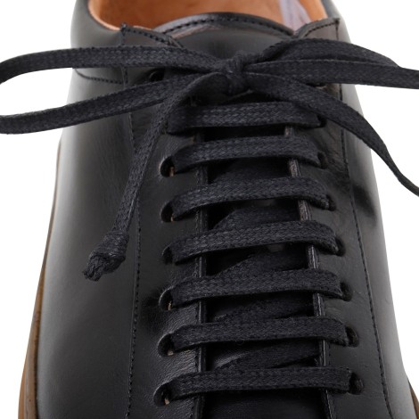 Silvano Sassetti Romilly Black Leather Sneakers - Silvano Sassetti