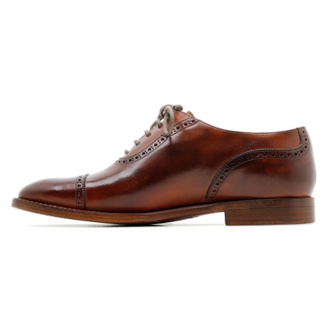 Silvano Sassetti Lione Brown Leather Lace-up Shoes - Silvano Sassetti