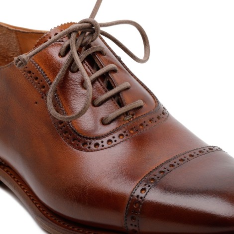 Silvano Sassetti Lione Brown Leather Lace-up Shoes - Silvano Sassetti