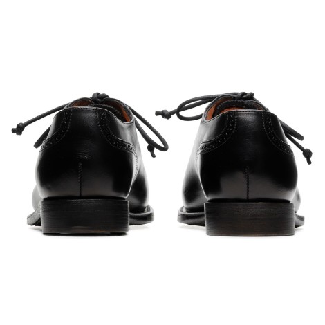 Silvano Sassetti Lione Black Leather Lace-up Shoes - Silvano Sassetti