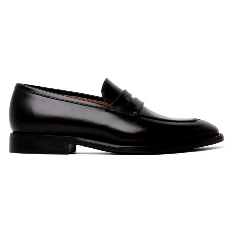 Silvano Sassetti Marsiglia Black Leather Loafers - Silvano Sassetti