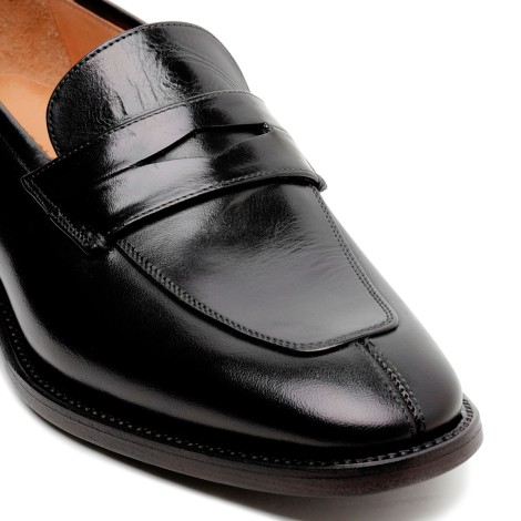 Silvano Sassetti Marsiglia Black Leather Loafers - Silvano Sassetti