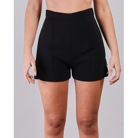 ELISABETTA FRANCHI Shorts a vita alta con spacchi laterali Elisabetta Franchi