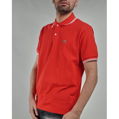 LACOSTE Polo con bordi a contrasto Lacoste