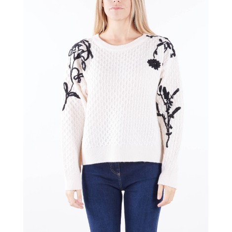 ICONA Maglia jacquard con ricami Icona