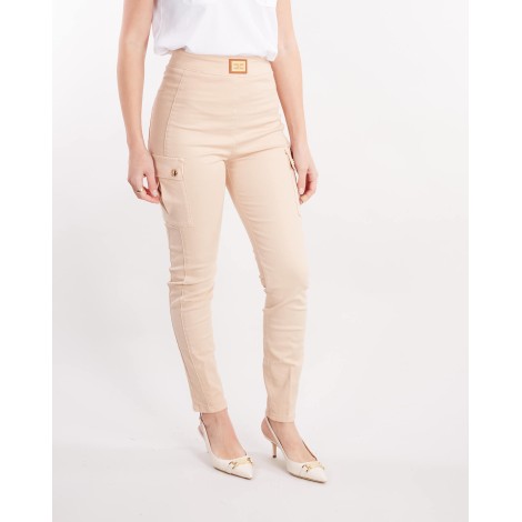 ELISABETTA FRANCHI Jeggings in denim Elisabetta Franchi