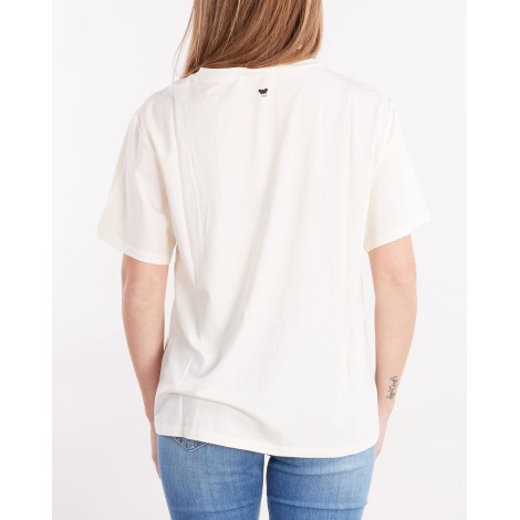 MAX MARA WEEKEND T-shirt in jersey e crèpe de chine Max Mara Weekend