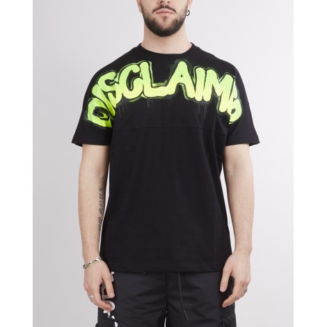 DISCLAIMER T-shirt con logo fluo Disclaimer