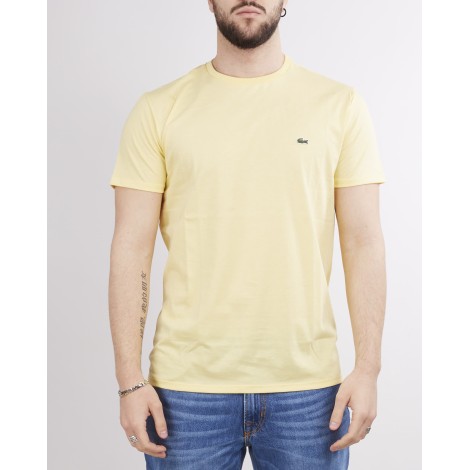 LACOSTE T-shirt girocollo in cotone Pima Lacoste