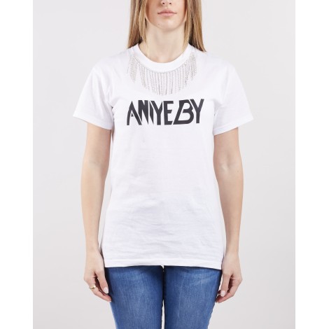 ANIYE BY T-shirt Kristal con stampa e swarovski Aniye By