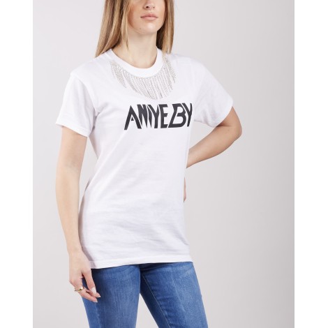 ANIYE BY T-shirt Kristal con stampa e swarovski Aniye By