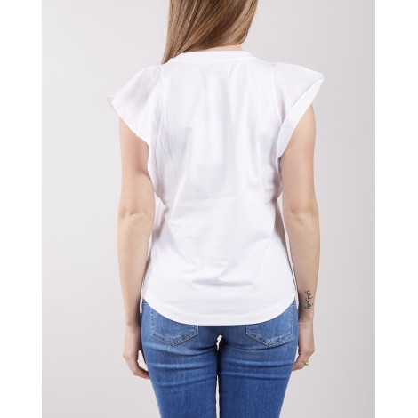 NENETTE T-shirt Danielle con stampa e volant Nenette