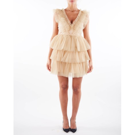 ANIYE BY Abito con rouches in tulle Aniye By