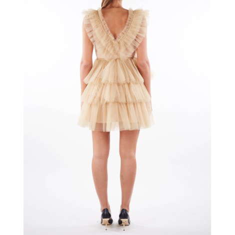 ANIYE BY Abito con rouches in tulle Aniye By