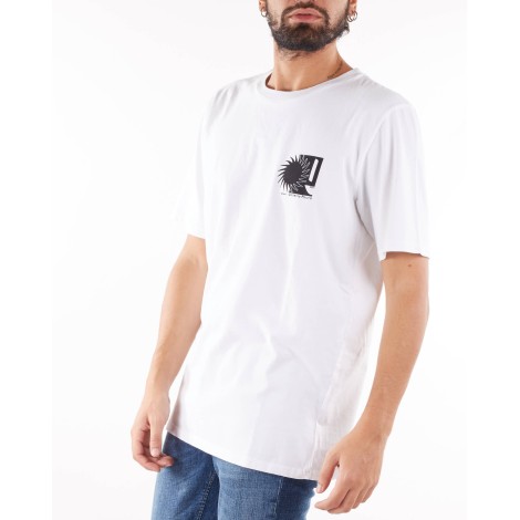 DANILO PAURA T-shirt con logo e stampa sul retro Danilo Paura