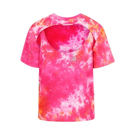 Des Phemmes Tie dye Print Cotton T-Shirt 40