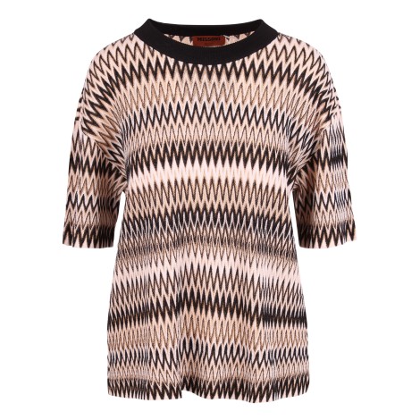 Missoni Zig Zag Pattern Rayon Sweater 46