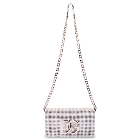 Dolce & Gabbana Crystal Mesh 'DG Logo' Clutch PIC