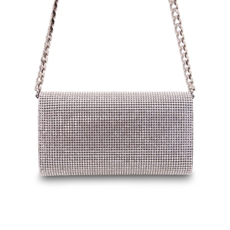 Dolce & Gabbana Crystal Mesh 'DG Logo' Clutch PIC