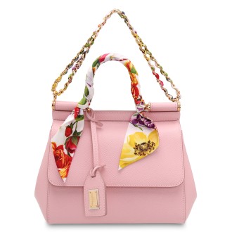 Dolce & Gabbana 'Sicily' Small Tote Bag With Flower Print Foulard MED