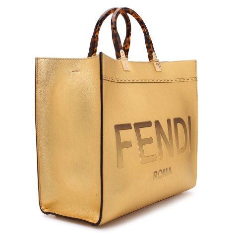 Fendi 'Sunshine' Medium Leather Shopping Bag GR