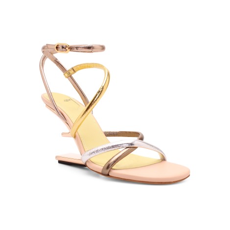 Fendi 'First' Leather Sandals 38,5