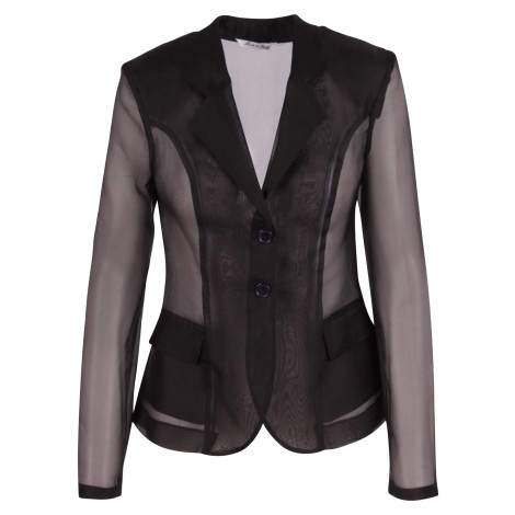 Vien Semi-Trasperent Silk Blazer M