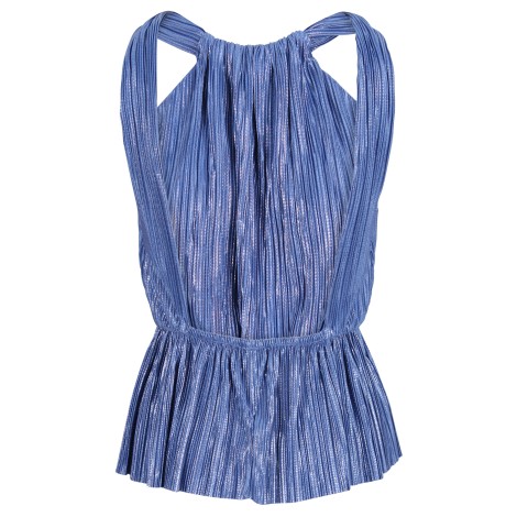 Sabina Musayev 'Aqua' Pleated Top M