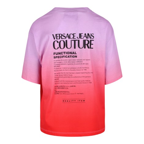 Versace Jeans Couture Gradient Coloured Cotton T-Shirt M