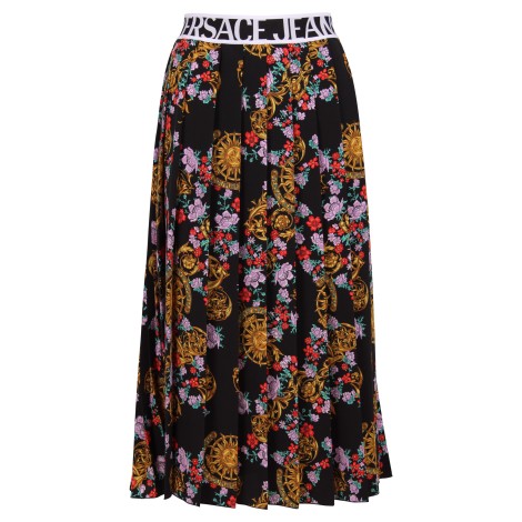 Versace Jeans Couture Pleated Long Skirt 40