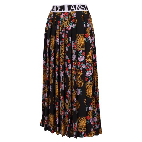 Versace Jeans Couture Pleated Long Skirt 40