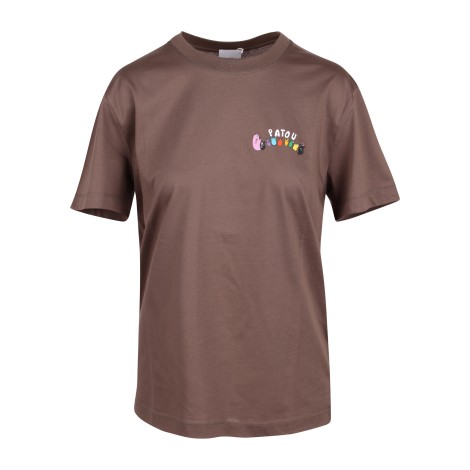 Patou 'BarbaPatou' Cotton Brown T-Shirt S