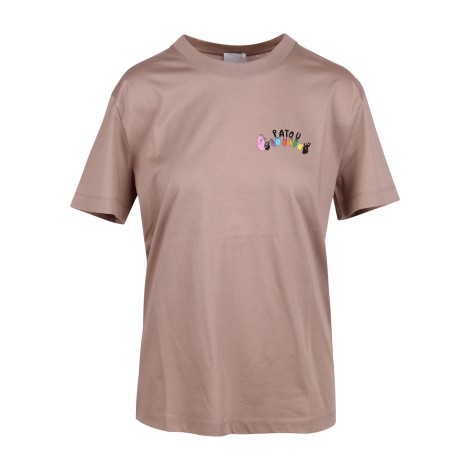 Patou 'BarbaPatou' Cotton Beige T-Shirt M