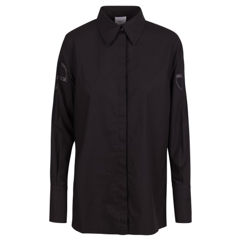 Patou Black Long-sleeved Cotton Shirt 38